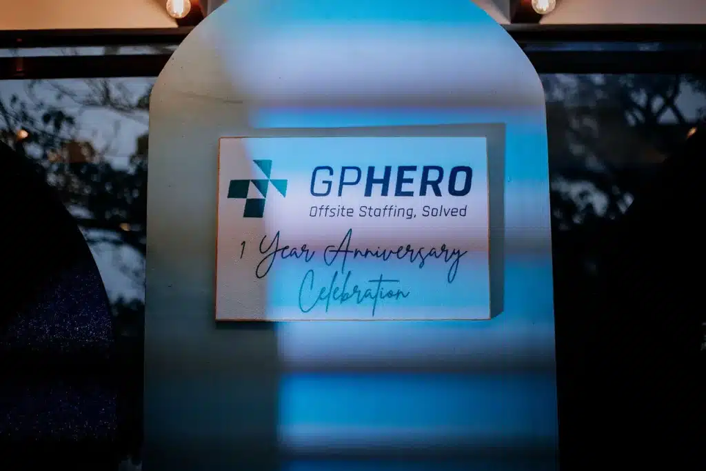 GP Hero Virtual Assistants celebrating the first anniversary at Mafioso, Dumaguete City.