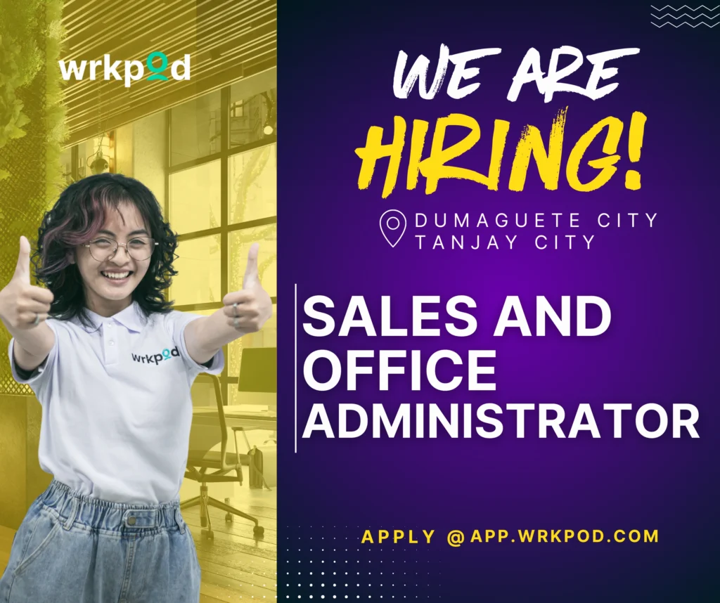 Sales and Office Administrator - WrkPod