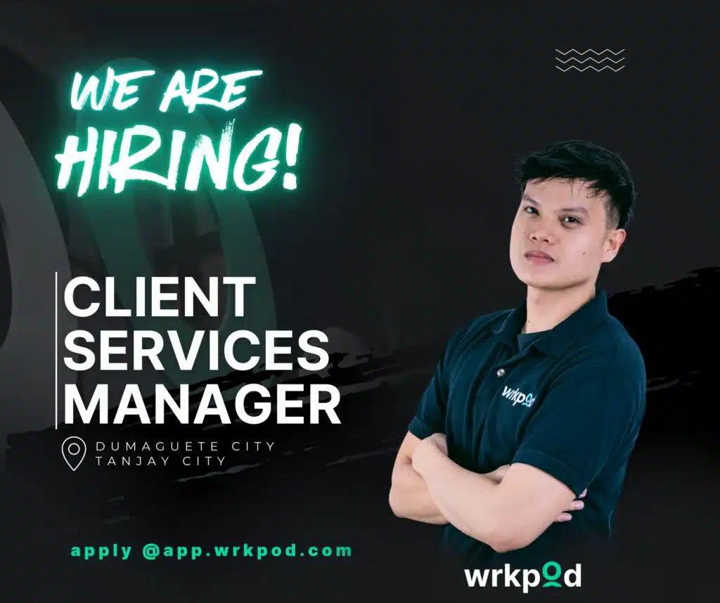Client Services Manager - WrkPod