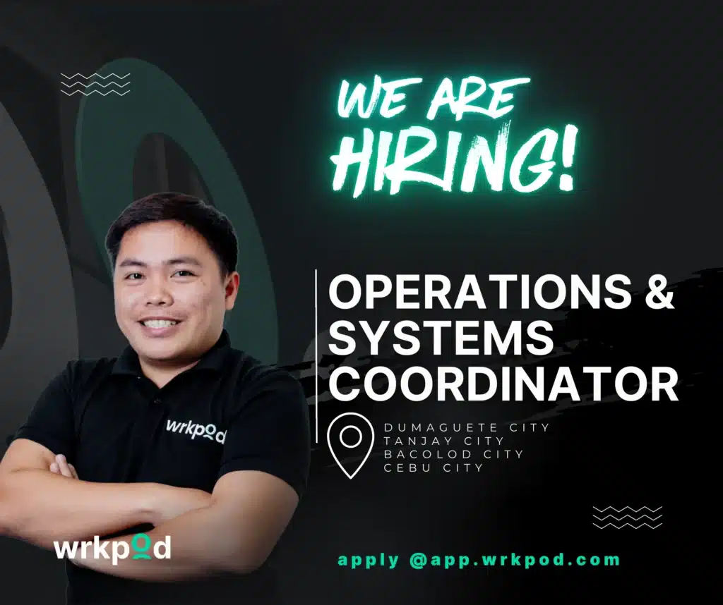 Operations Coordination Operations & Systems Coordinator - WrkPod