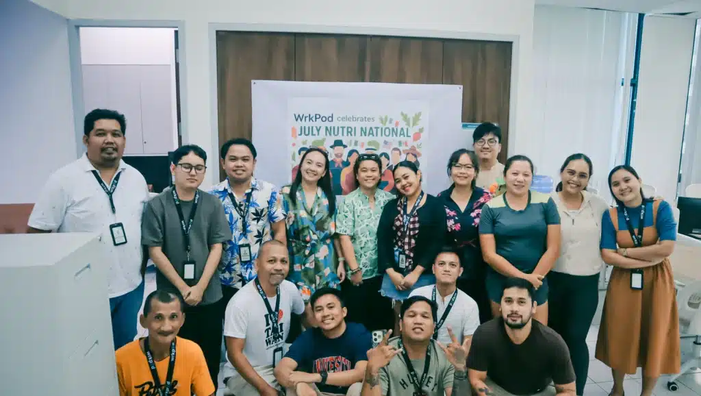 WrkPod Cebu VAPs and staff during the July Nutri National Friyay celebration