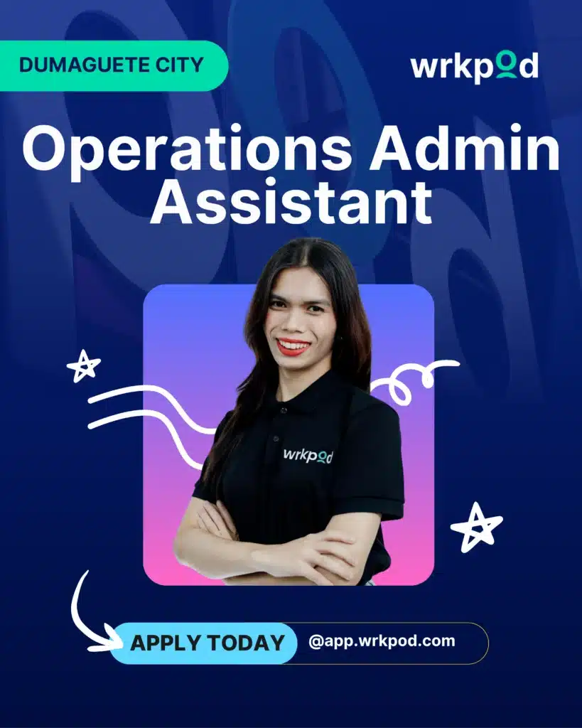 Operations Admin Assistant - WrkPod