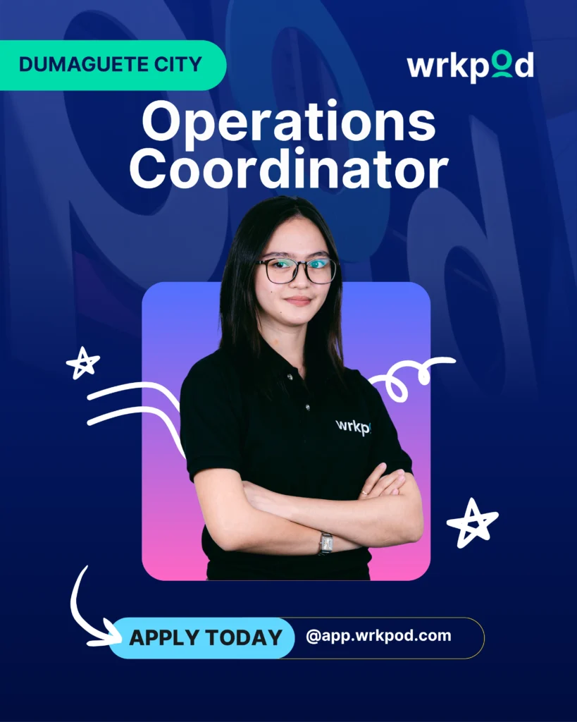 Operations Coordination Operations Coordinator - WrkPod