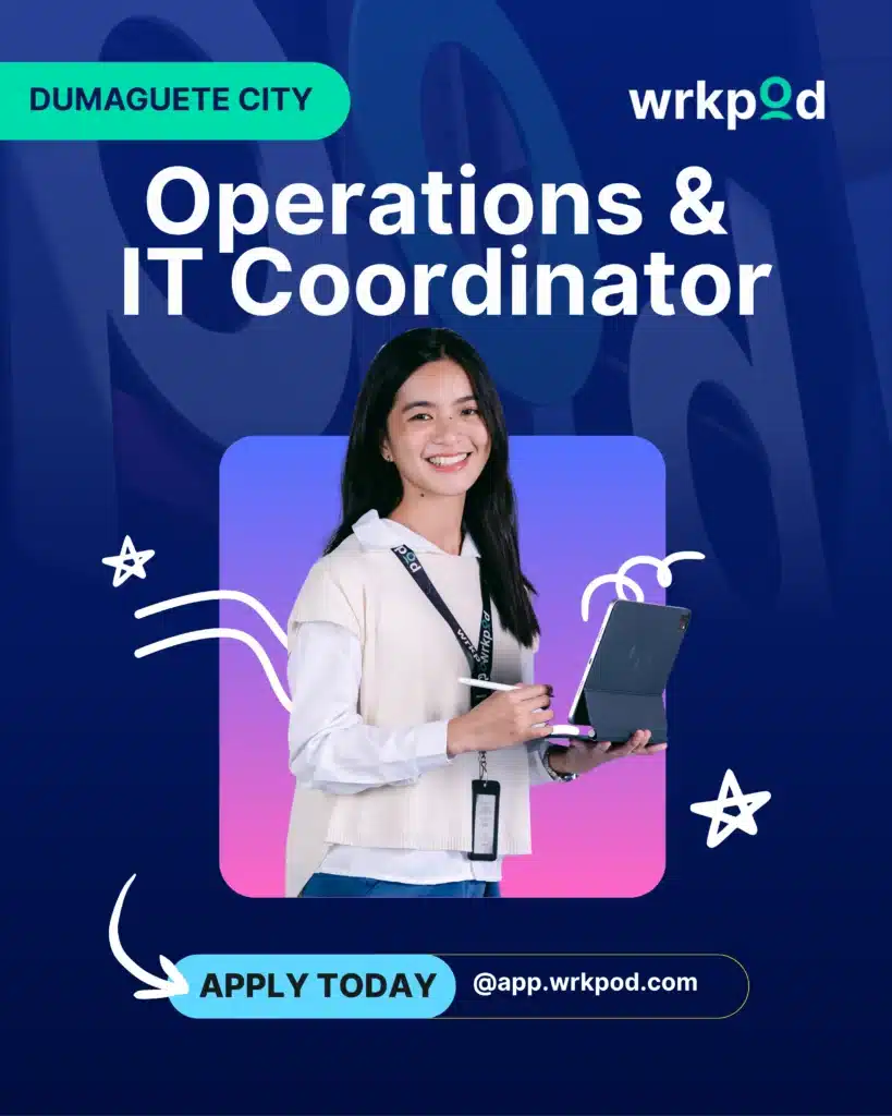 Operations Coordination Operations & IT Coordinator - WrkPod