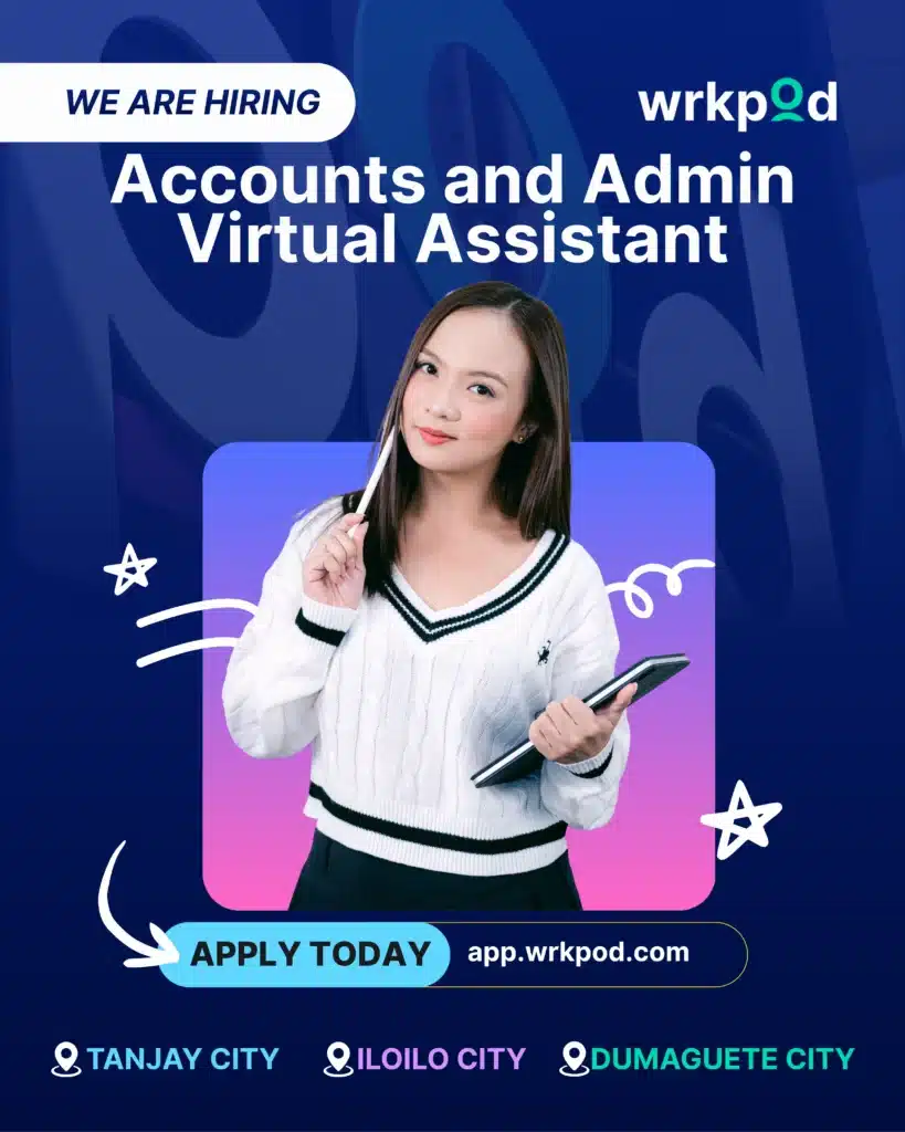 Accounts and Admin Virtual Assistant - WrkPod