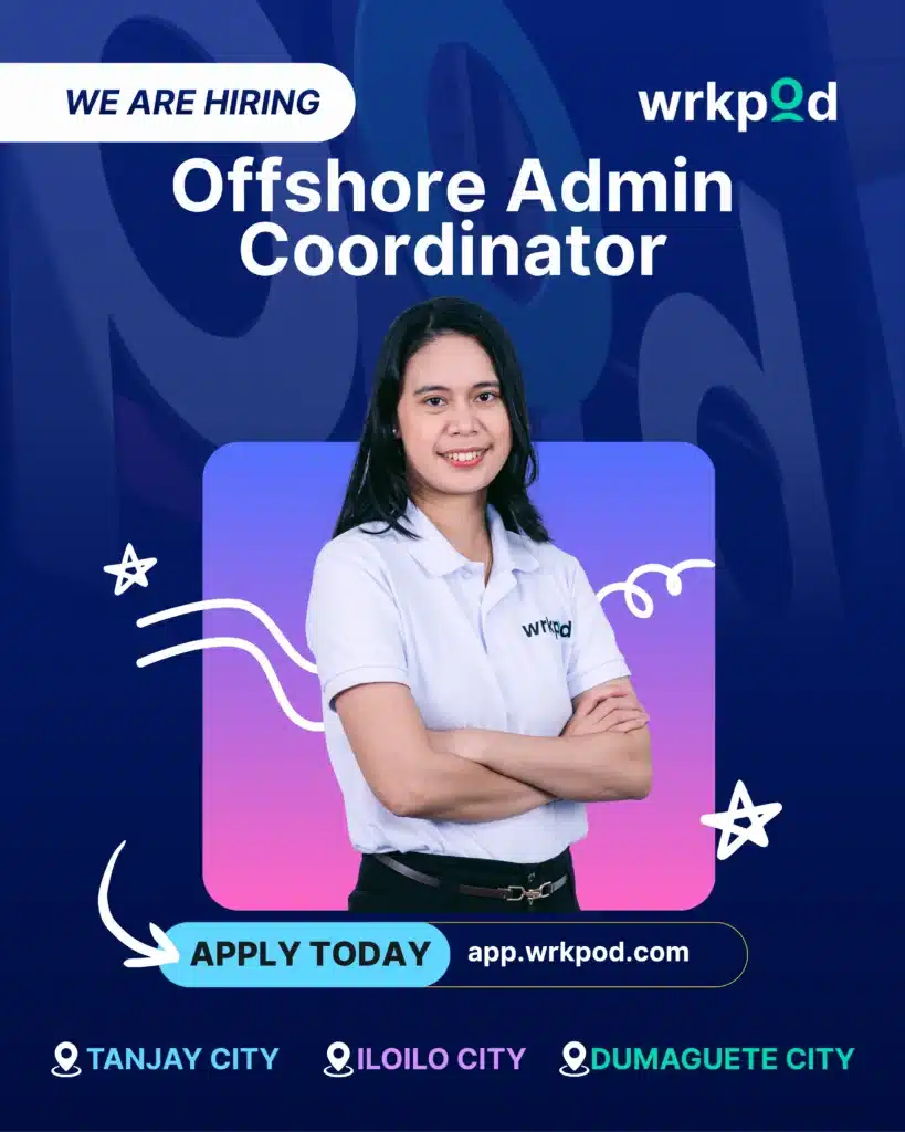Offshore Admin Coordinator - WrkPod